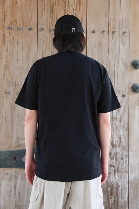 Yohji Yamamoto 半袖 コットン Tシャツ SS21 ドッグ シグネチャーロゴ(HD-T96-082)style.2021.4.13.