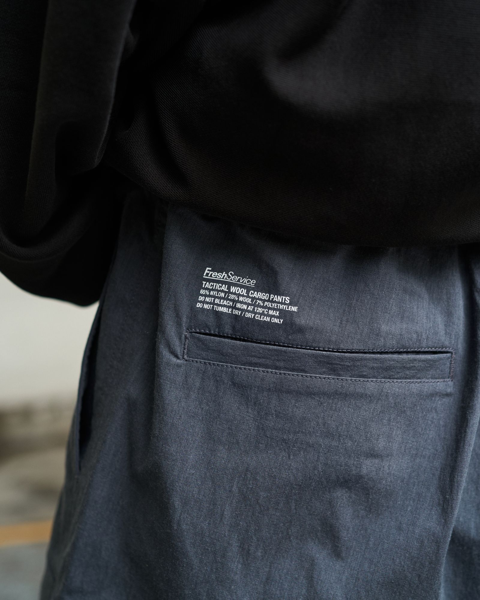 フレッシュサービス 26AW TACTICAL WOOL CARGO PANTS(FSC263-40025)GRAY☆9月26日(土)新作発売！