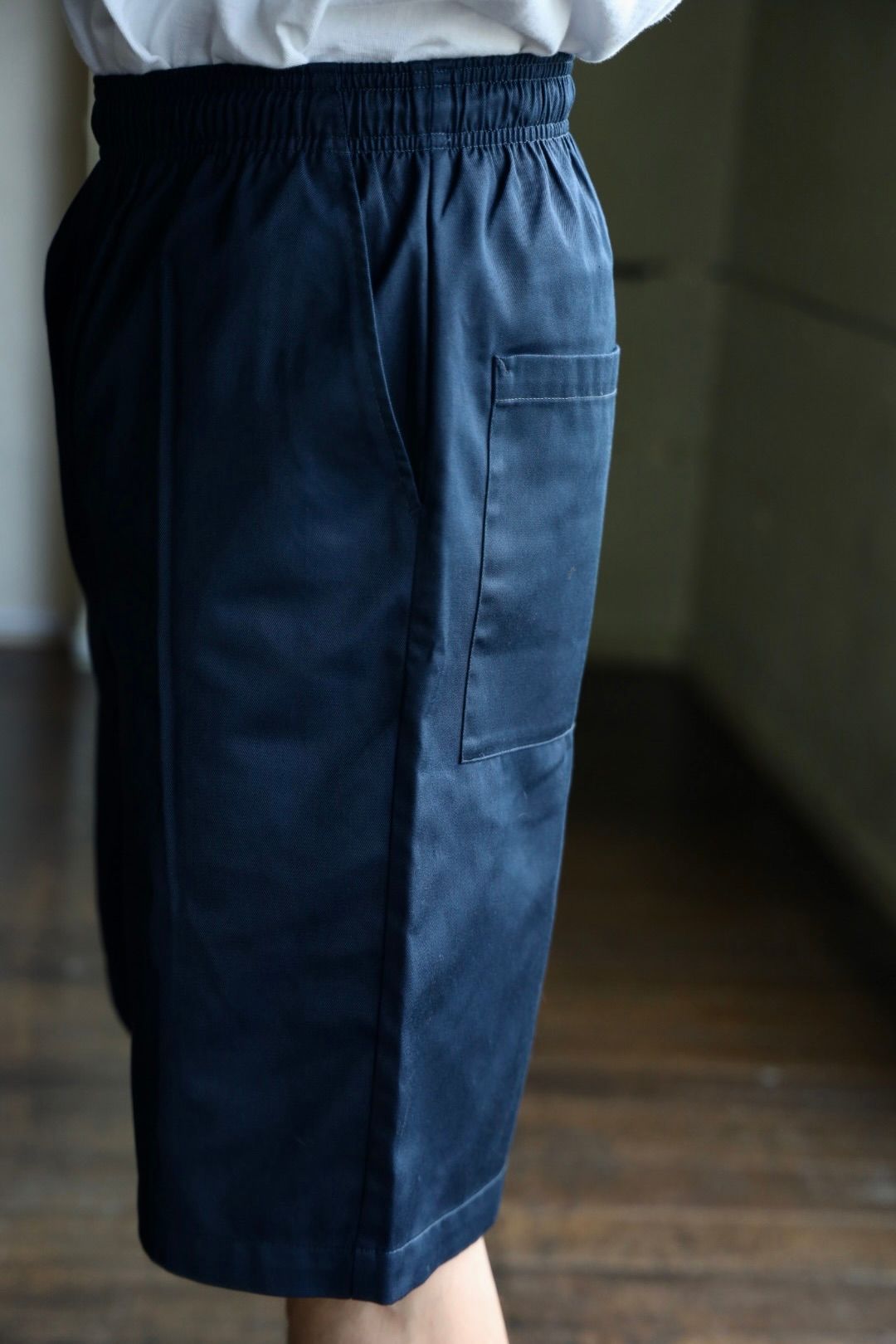 フレッシュサービス CORPORATE EASY SHORTS(NAVY)