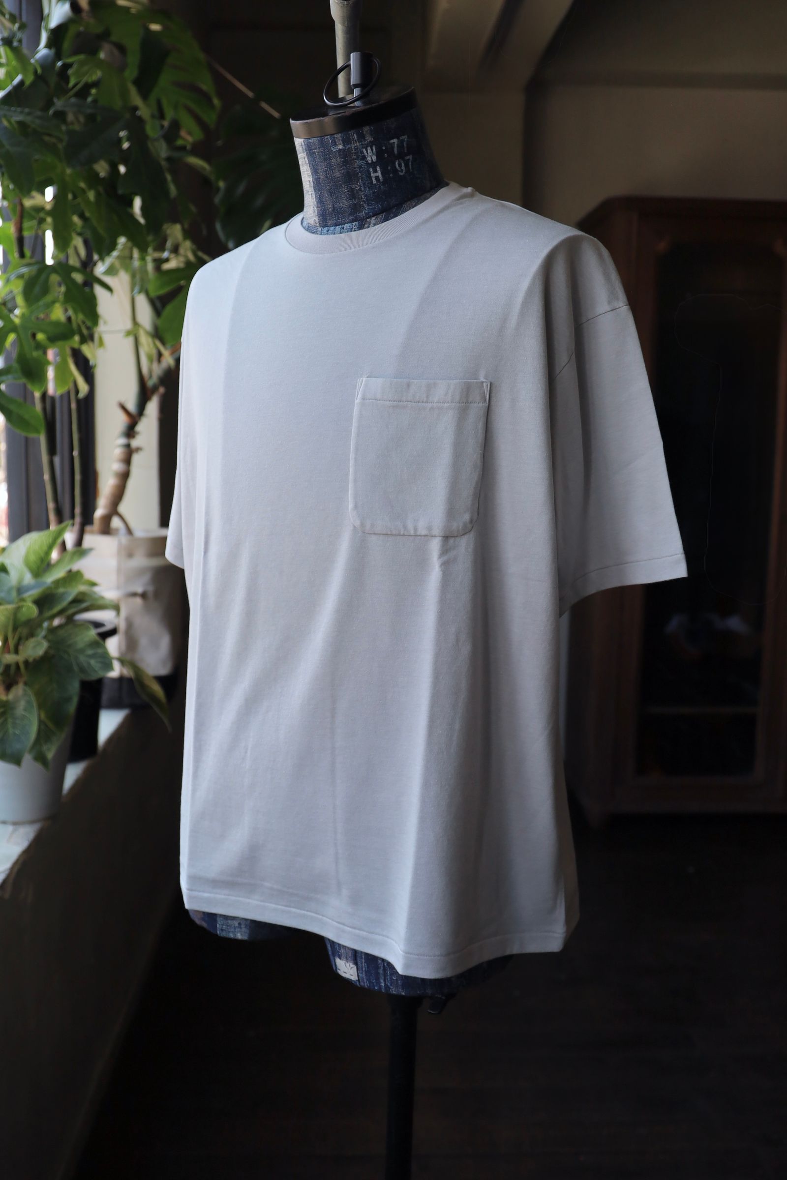 ファウンダ 25SS POCKET T SHIRT(015FD251017)GREY