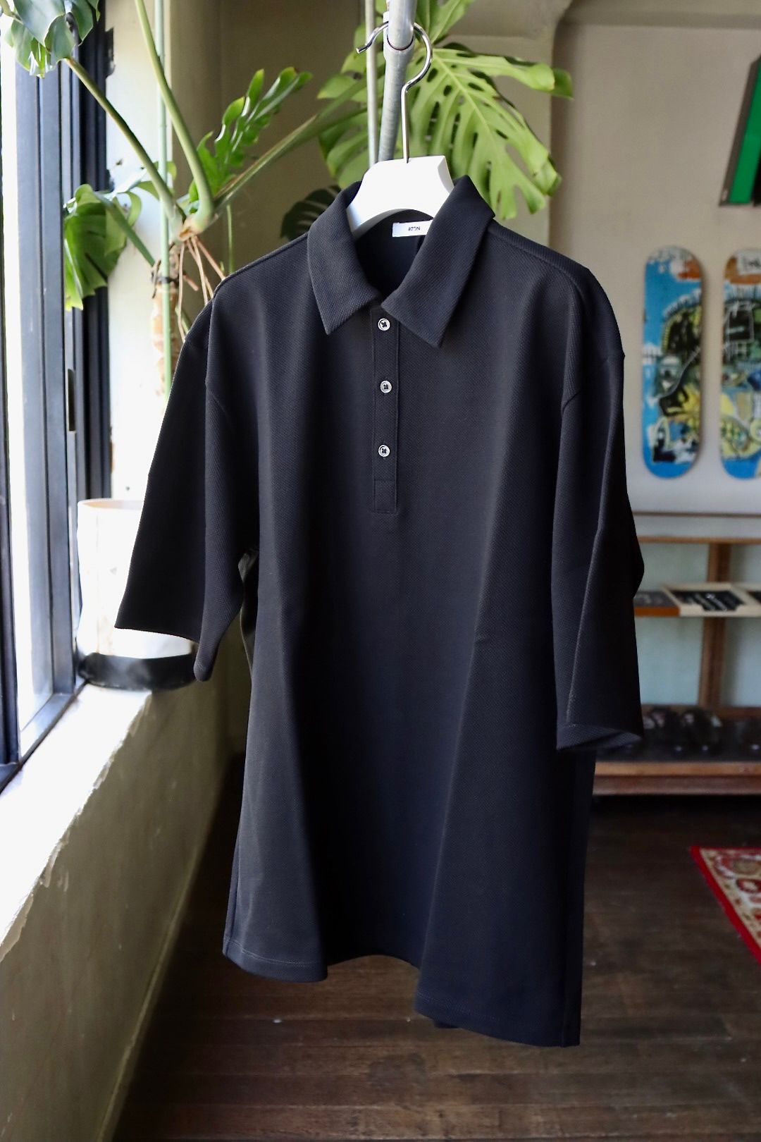 ATON - エイトン23SS ポロシャツ SUPIMA AIR KANOKO POLO SHIRTS