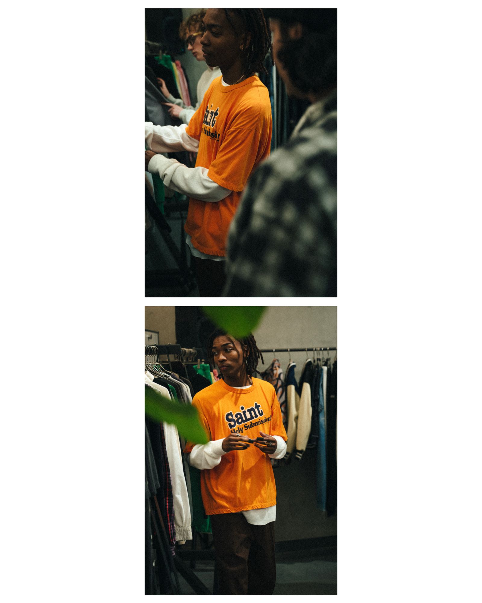 セントマイケル 26AW Holy Submission_SS T-SHIRT(SM-MK1-0000-018)ORANGE☆10月24日(土)発売！