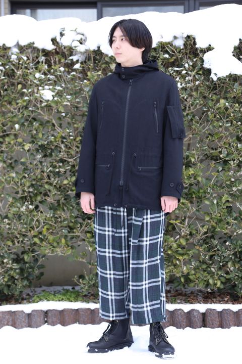 Y's BANG ON! チェックボンテージパンツ style.2021.1.9.