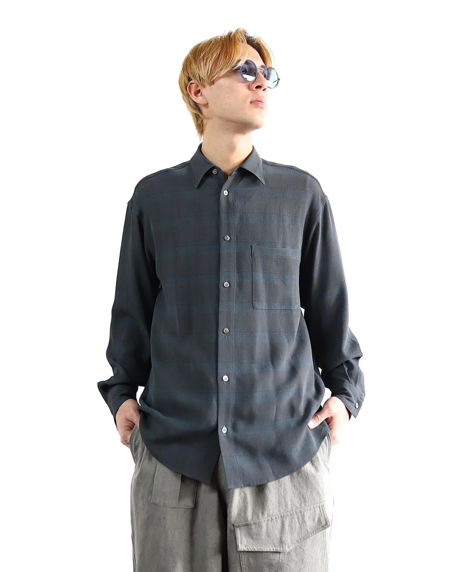 YOKE 新作PLAID JACQUARD SHIRT style.2024.2.23 | 4299 | mark YOKE 新作PLAID JACQUARD SHIRT style.2024.2.23 | 4299 | mark