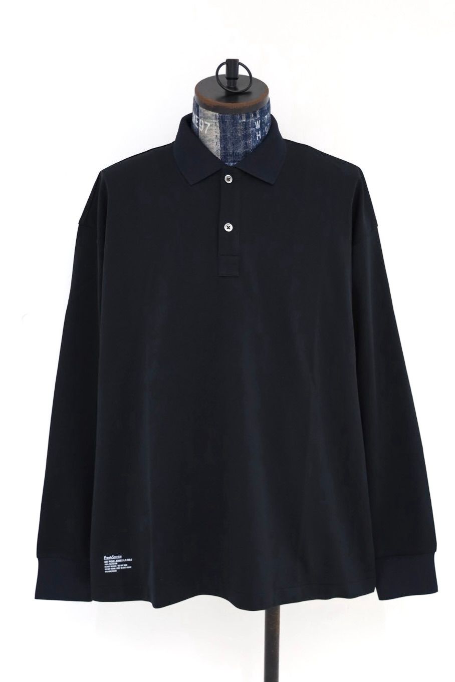フレッシュサービス DRY PIQUE JERSEY L/S POLO(FSC263-70037)BLACK☆8月1日(土)発売！