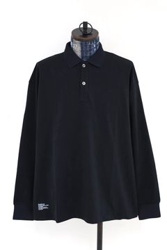 フレッシュサービス DRY PIQUE JERSEY L/S POLO(FSC263-70037)BLACK☆8月1日(土)発売！