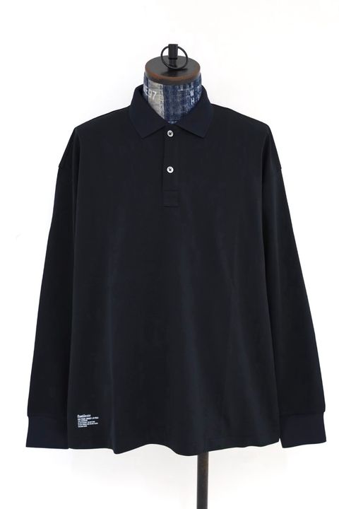 フレッシュサービス DRY PIQUE JERSEY L/S POLO(FSC263-70037)BLACK☆8月1日(土)発売！