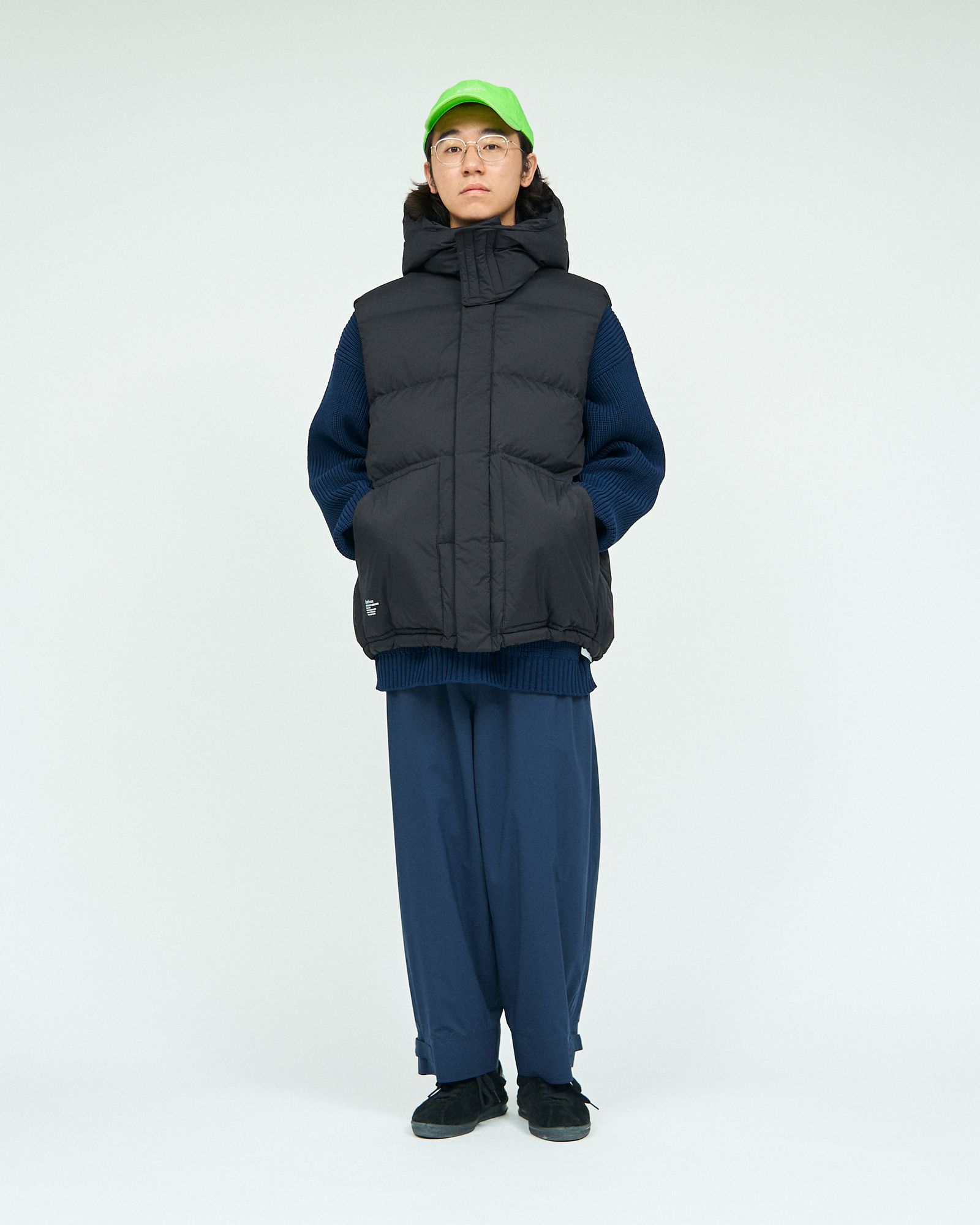 フレッシュサービス CORPORATE DOWN VEST(FSC243-10112B)BLACK
