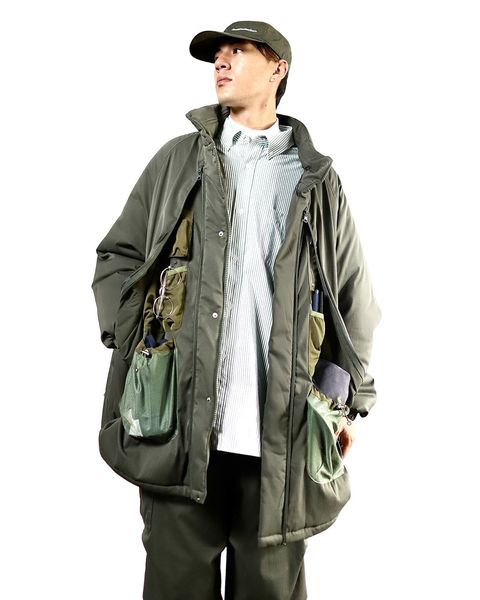 FreshService × HOUYHNHNMコラボ"KHAKI"セットアップスタイル