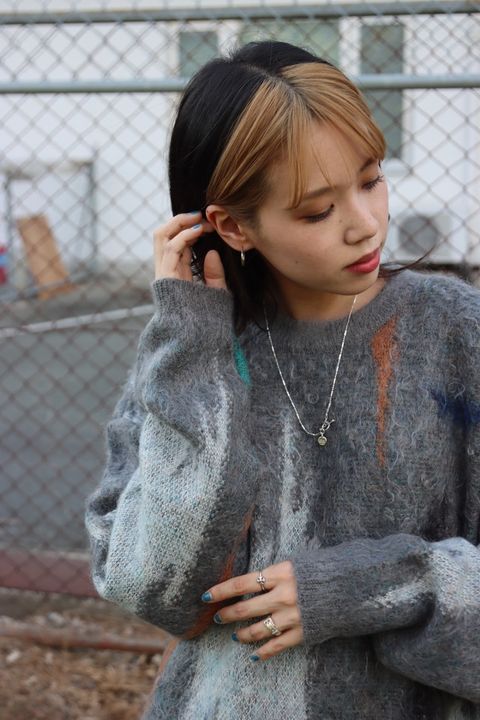 YOKE 22AW STILL JACQUARD CREWNECK style 2022.8.31