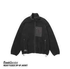 フレッシュサービス HEAVY FLEECE ZIP-UP JACKET (FSC253-30191)BLACK★10月25日(土)発売！