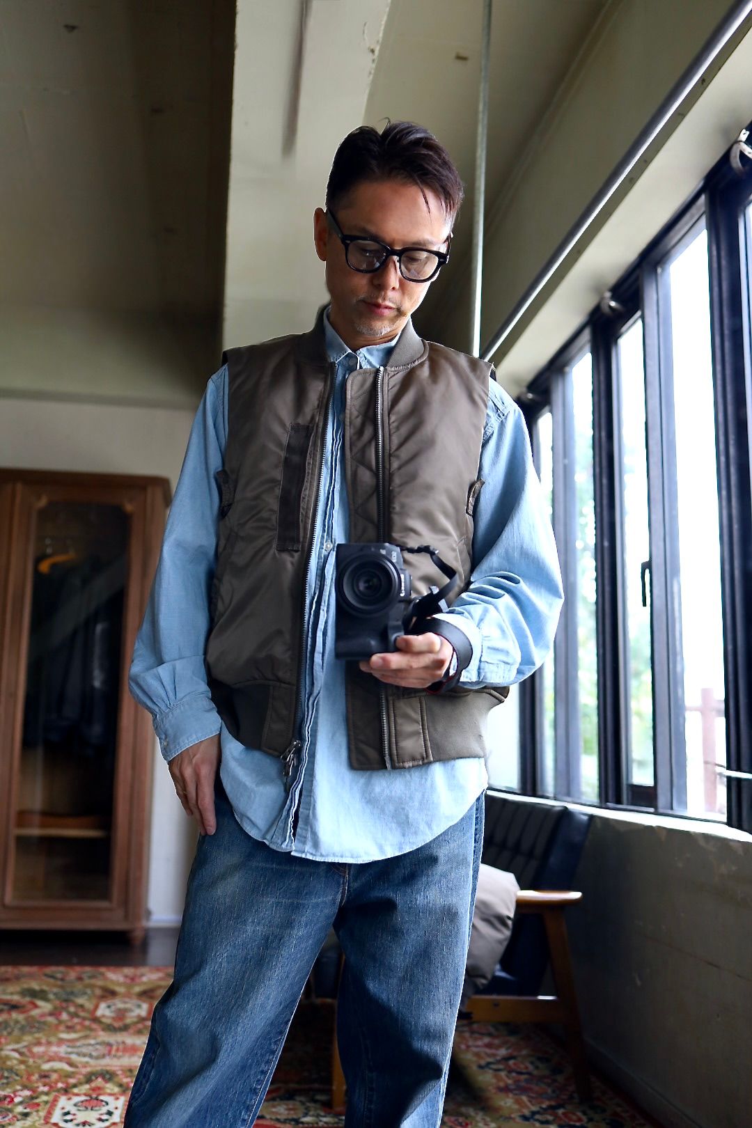 DAIWA PIER39(ダイワピア39) 25FW TECH 2WAY MA-1 DOWN JACKET (BW-40025W)BROWNKAHKI