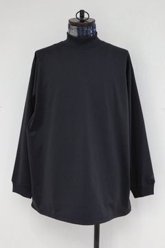 グラフペーパー DESCENTE for Graphpaper L/S Mock Neck Tee(DU263-70002)BLACK ☆10月24日(土)発売！