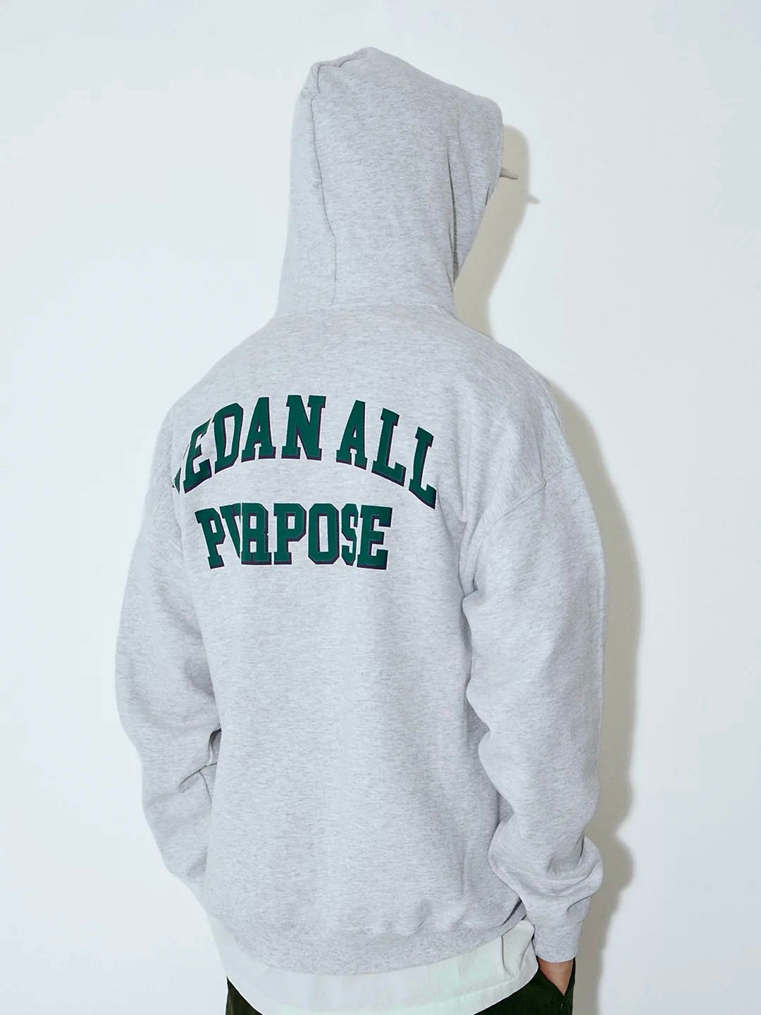 セダンオールパーパスFW23 COLLEGE LOGO HOODIE(SD23F-CT04)ASH
