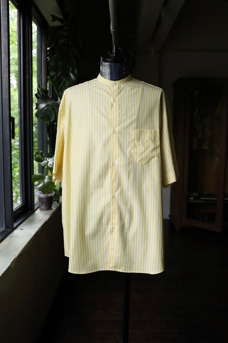 Graphpaper - グラフペーパー24SS シャツ SIDOGRAS S/S Oversized Band 