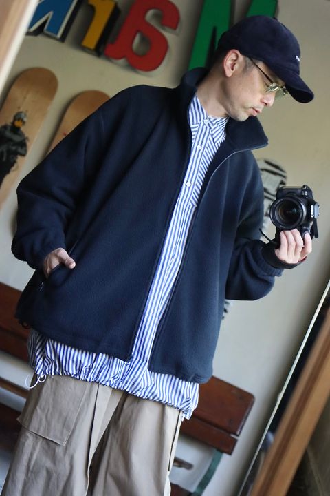 FreshService CORPORATE STRIPE ANORAK SHIRTスタイル.11.1.