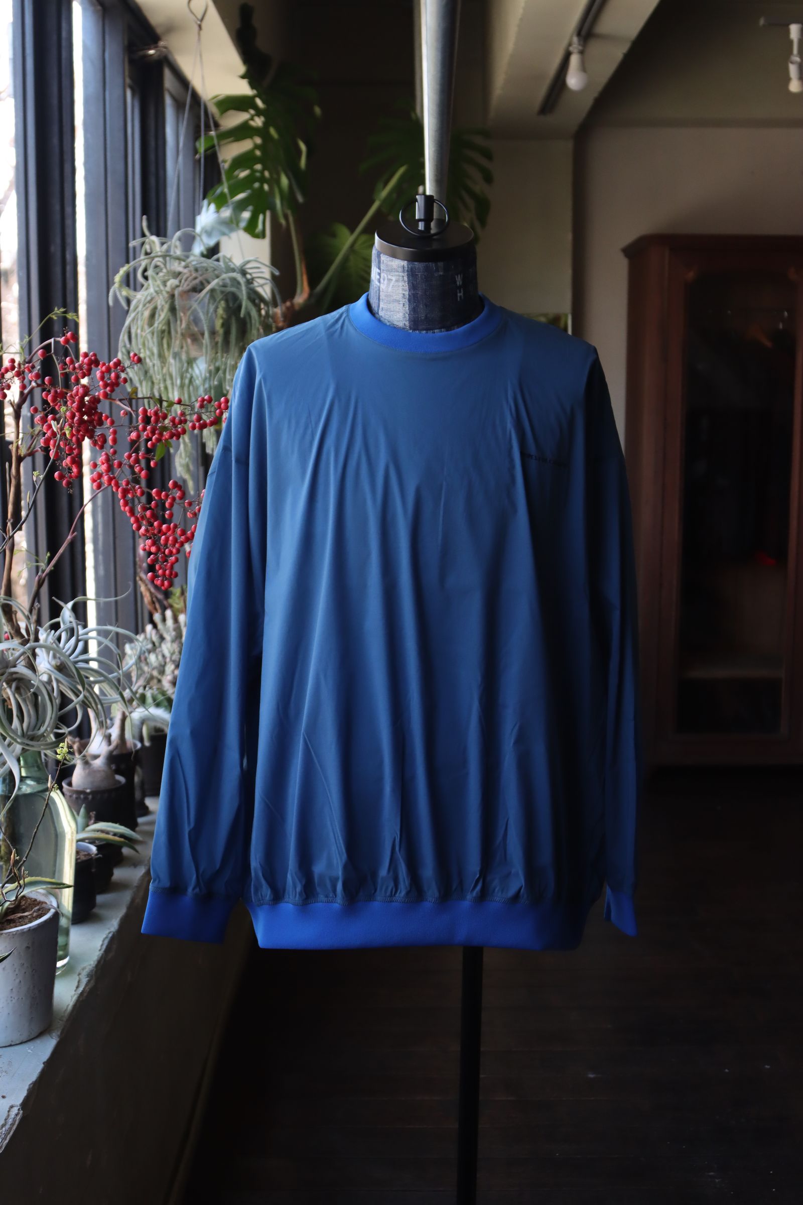 S.F.C 24SS エスエフシー SFC NYLON CREW (SFCSS24J06)Blue