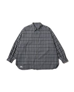 フレッシュサービス MADRAS DRY TECH REGULAR COLLAR SHIRT (FSC261-50251)GRAY★2月14日(土)発売