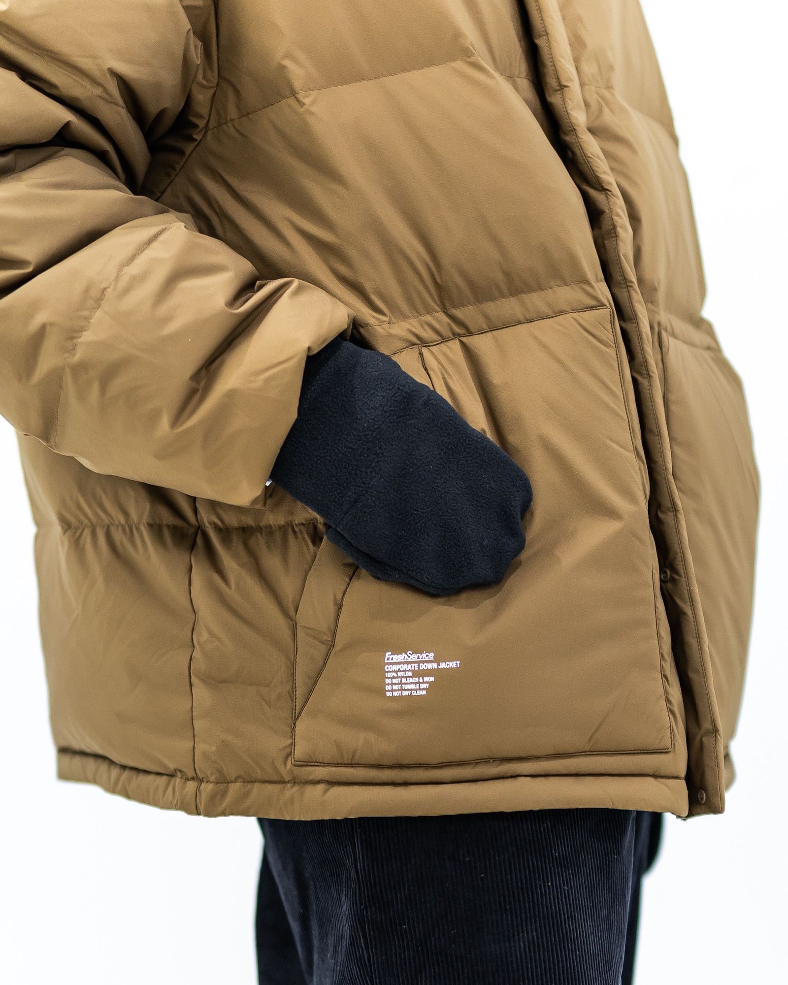 フレッシュサービス CORPORATE DOWN JACKET(FSC253-10185)BROWN★10月18日(土)発売！