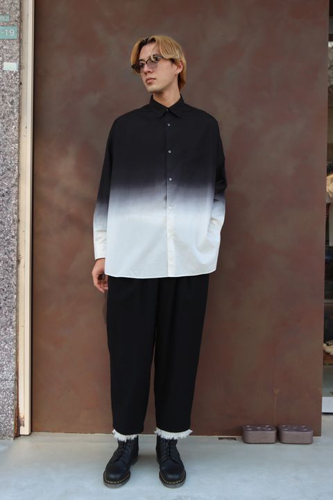 Graphpaper 24SS Wool Twill Washer Bal Collar Coat style 2024.2.11