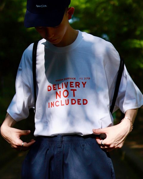 FreshService フレッシュサービス 23SS FS PRINTED TEE ”D.N.I”スタイル