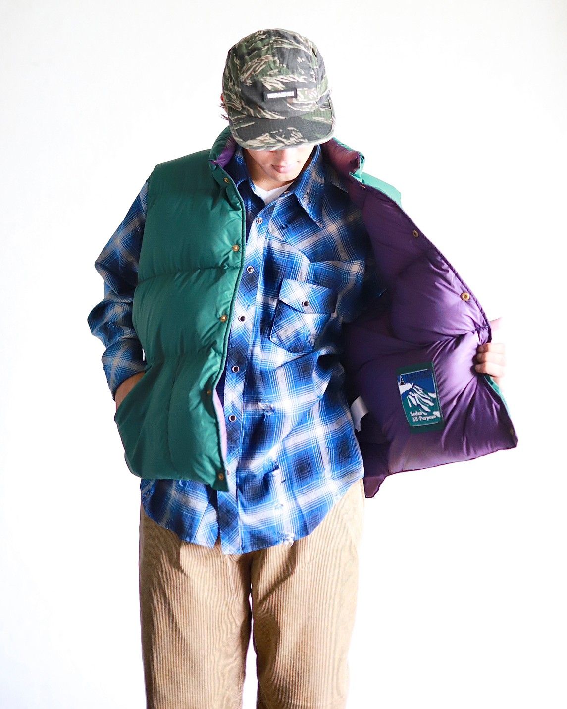 SEDAN ALL-PURPOSE Classic Down Vest ネイビー SEDAN ALL-PURPOSE | セダンオールパーパス】CLASSIC DOWN VEST