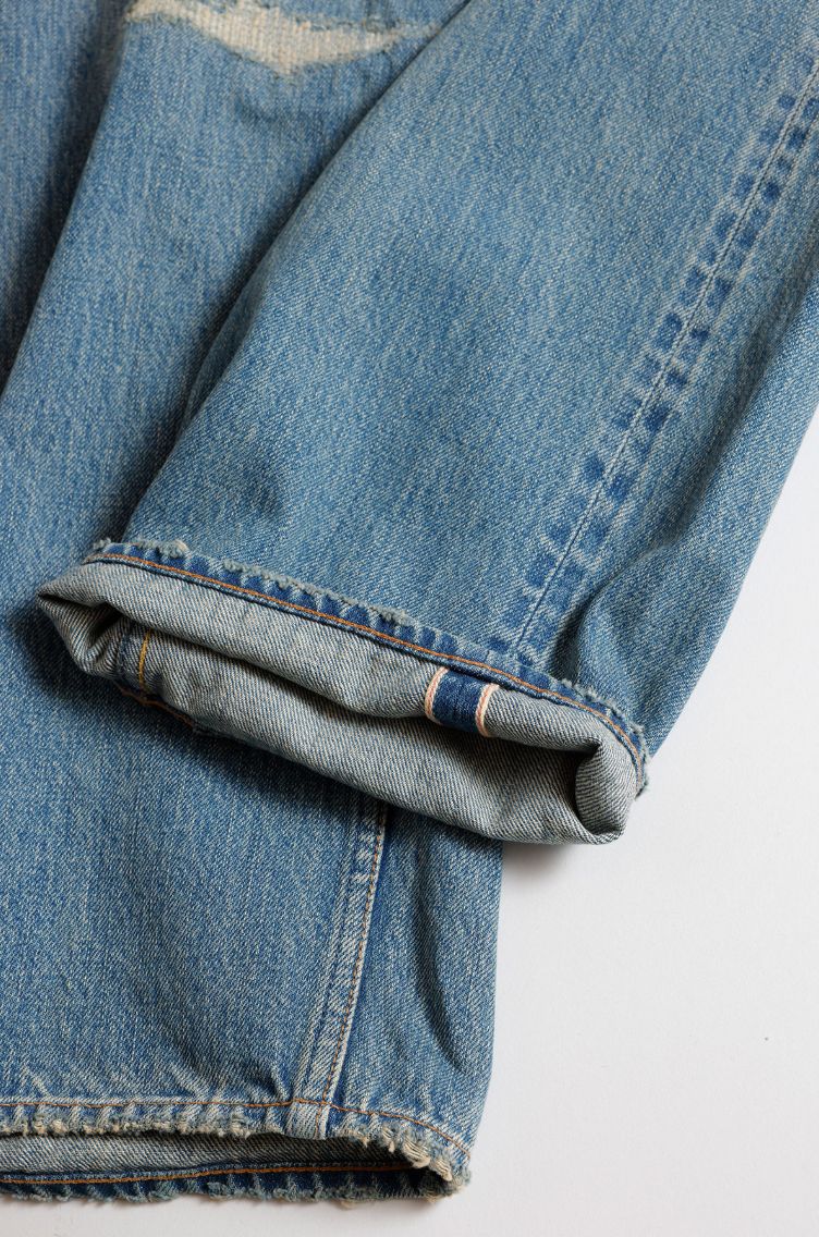 ファンダメンタル デニムパンツ CLASSIC STRAIGHT DENIM CS123 (FA25/MG123)INDIGO