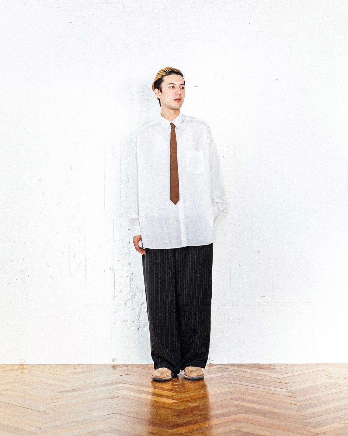 Graphpaper - グラフペーパーシャツ 25SS Broad L/S Oversized