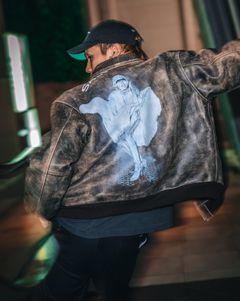 セントマイケル25AW SORAYAMAコラボ SRYM_LEATHER A2 JACKET (SM-HR1-0000-C80)BROWN☆12月13日(土)新作発売！