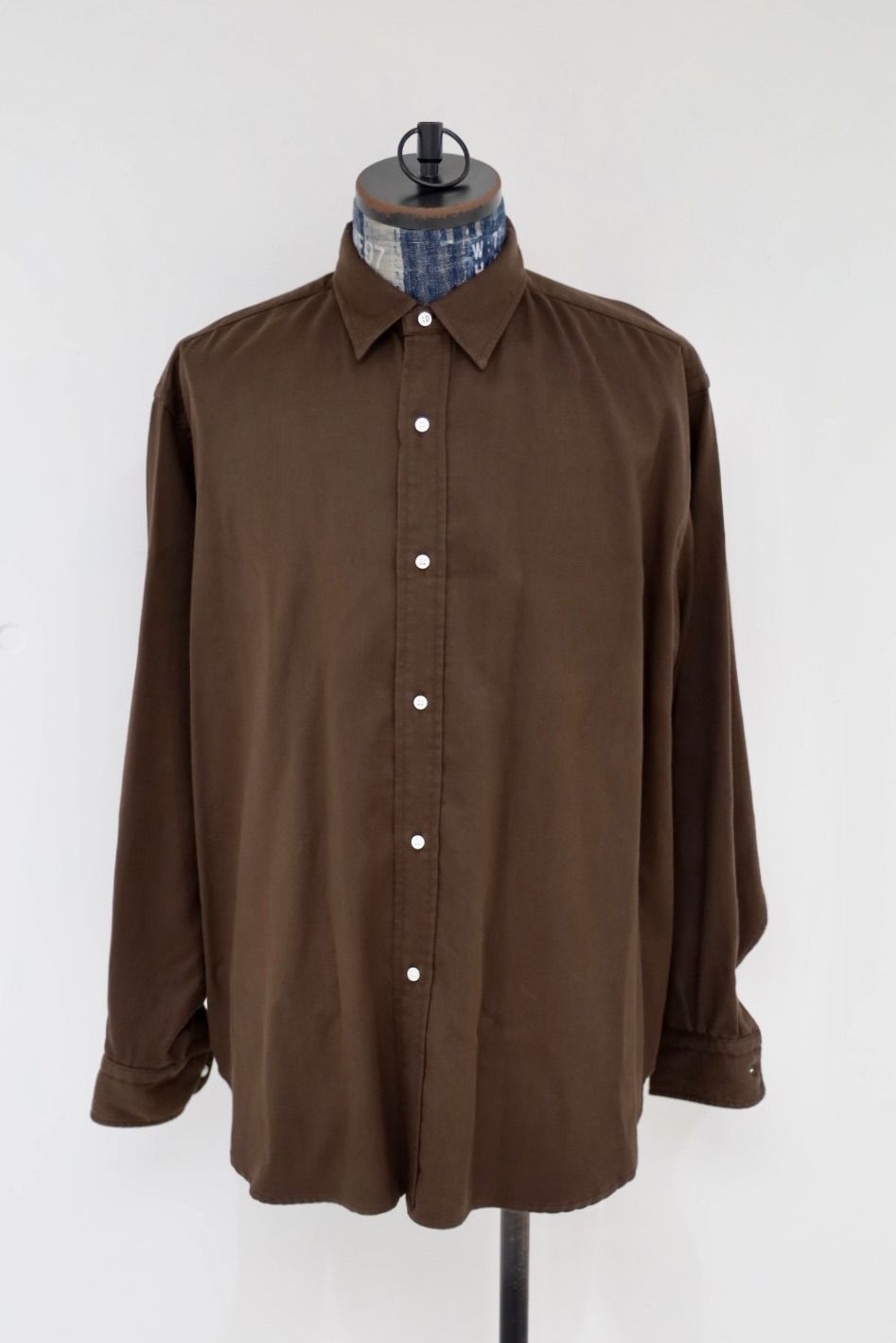 アプレッセ 2026 STYLE2 Double Weave Twill Regular Collar Shirts(26AAP-02-05)DARK BROWN☆7月18日(土)新作発売！
