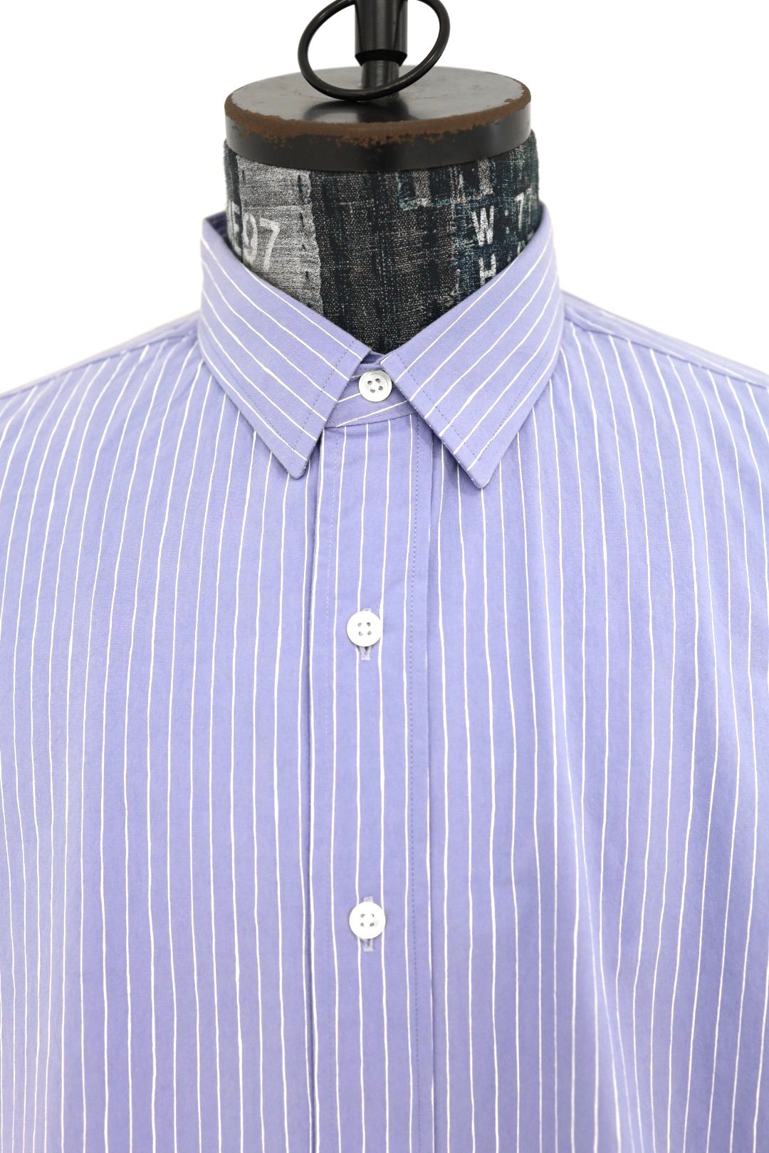 S.F.C 26SS エスエフシー COTTON STRIPE SLIT SHIRT(SFCSS26S03)SAX☆3月20日(金)発売！