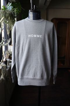 コムデギャルソンオム25FW HOMMEプリントスウェット(HP-T104-051)T.GRAY☆10月3日(金)新作発売！