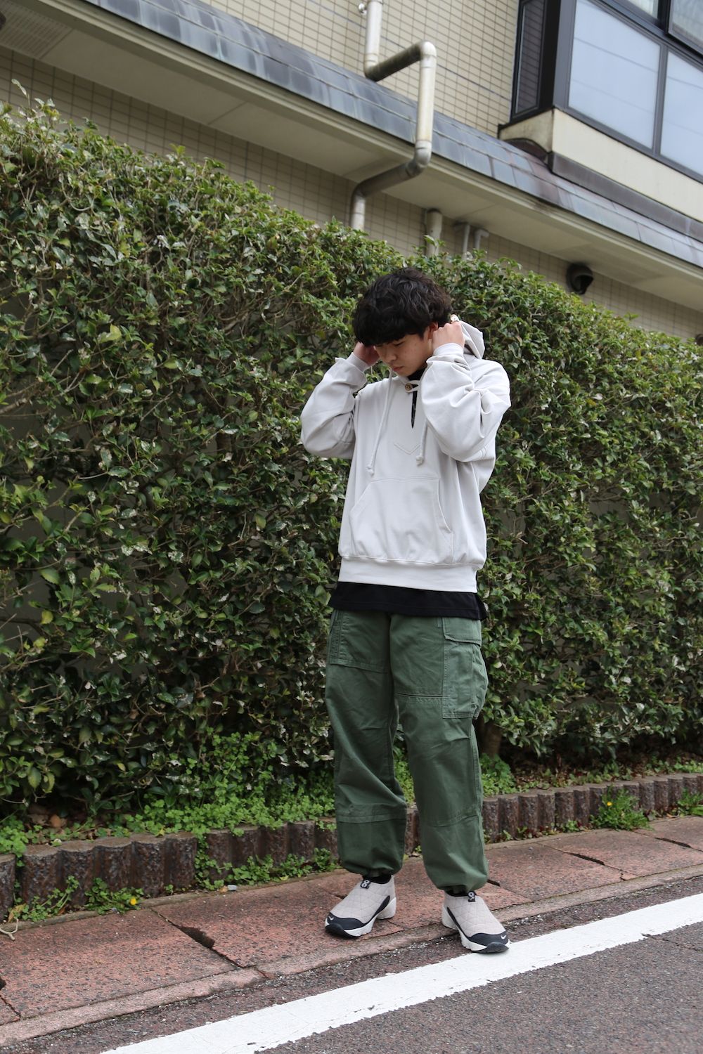 COMME des GARCONS HOMME MIXカーゴパンツ style. 2021.03.14