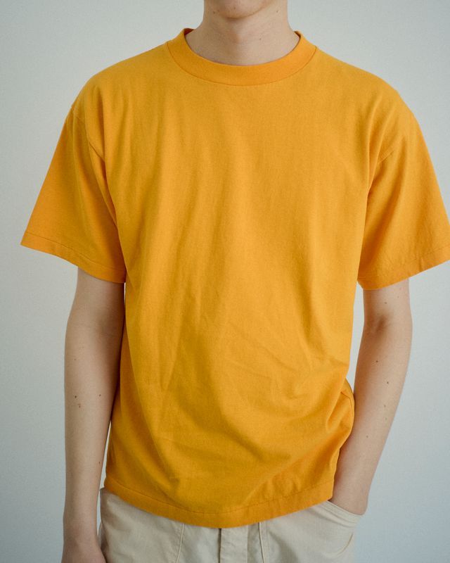 ファウンダ SHORT SLEEVE TEE SHIRT(015FD252004)ORANGE