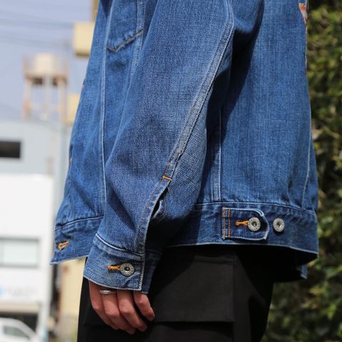 doublet MEMORIAL POLAROID DENIM JACKET(21SS06BL115) style. 2021.03.29.