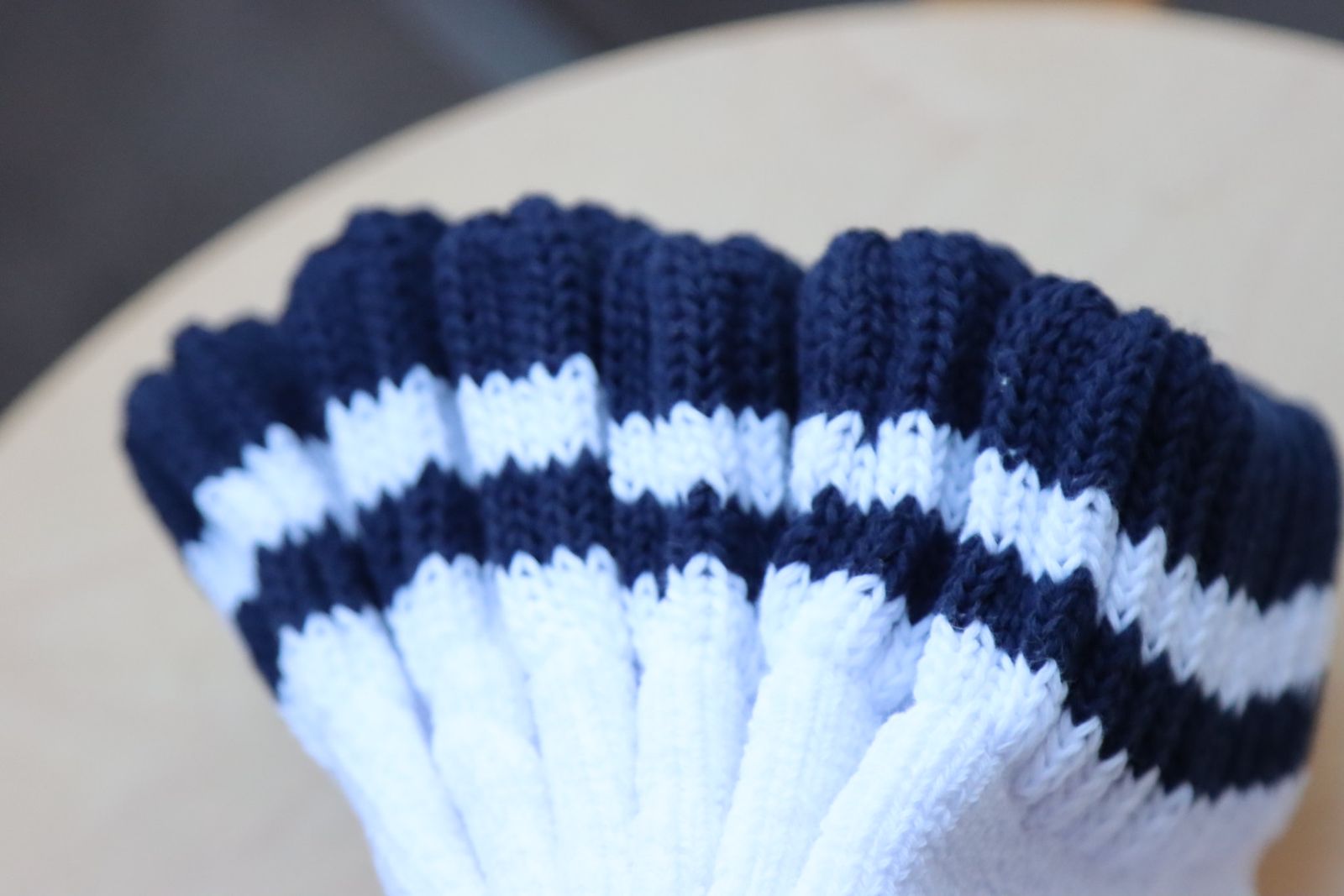 ユニバーサルプロダクツ 3P PILE SOCKS(181-60912)NAVY LINE