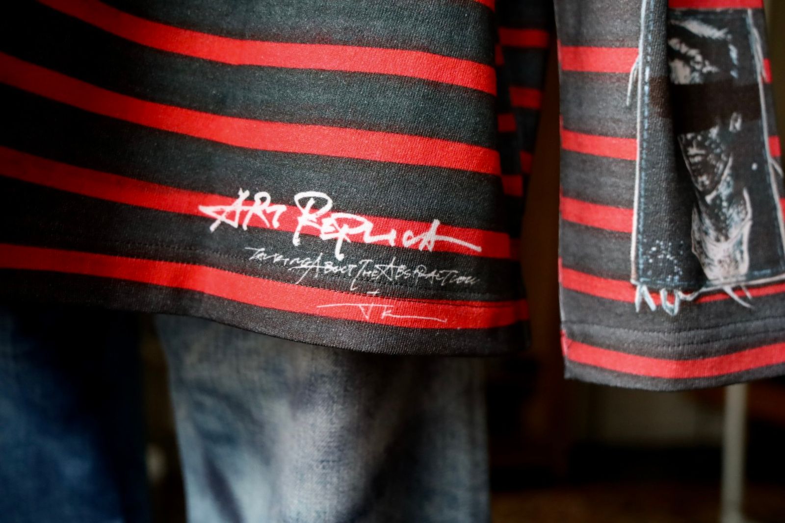 トーキングアバウト ジ アブストラクション 25SS "ROF"ART REPLICA MOCK NECK(NPT-NSP-001)