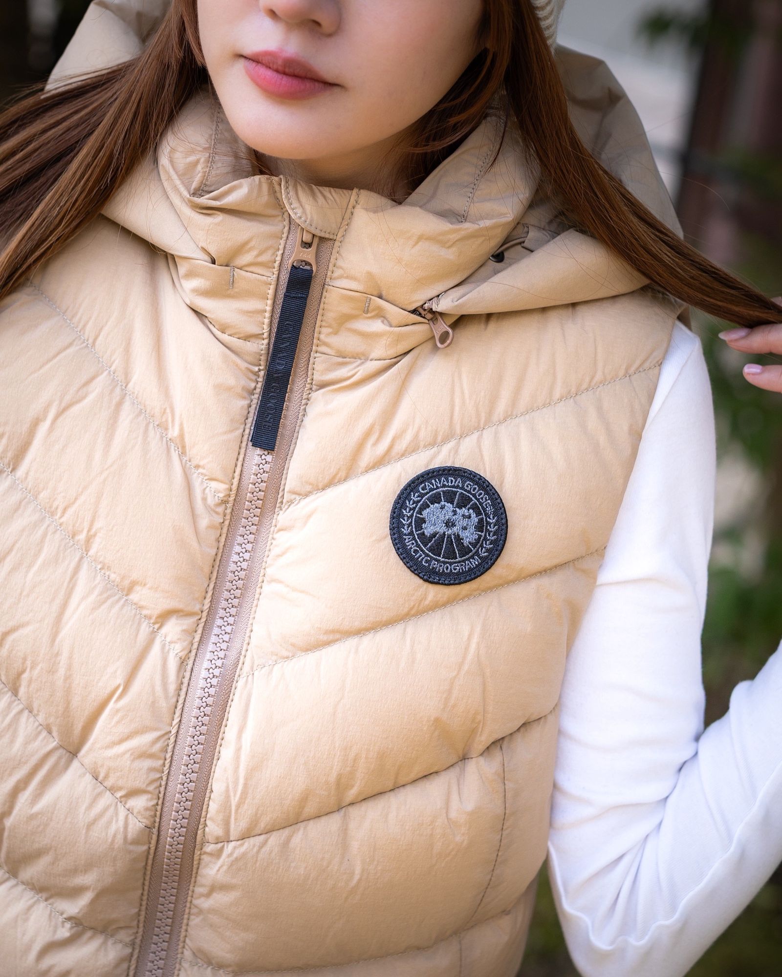 CANADA GOOSE 新作Clair Vest Black Label style.2026.1