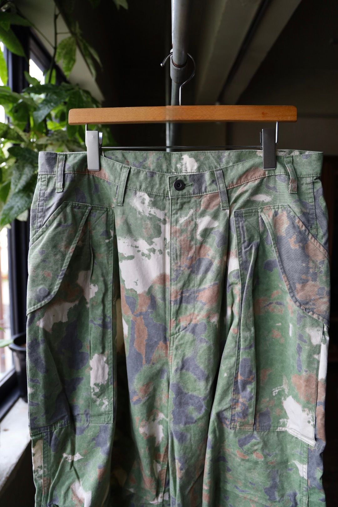 Gurank グランク Poplin camouflage cargo pants(2552)BROWN★新作発売！