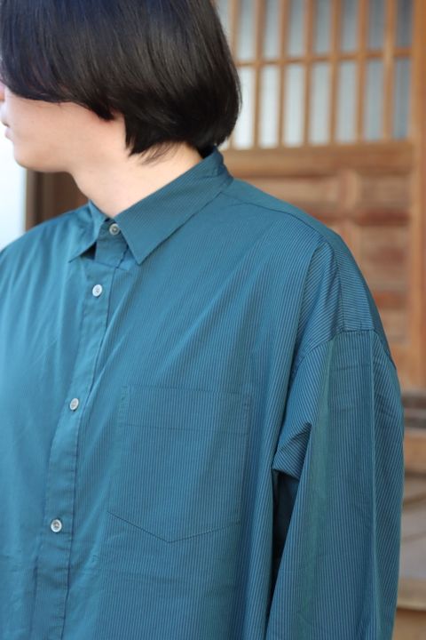 FreshService CORPORATE STRIPE REGULAR COLLAR SHIRT(FSW-22-SH_15) style.2021.11.20