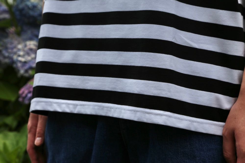Graphpaper Border S/S Pocket Tee style.2021.6.27.