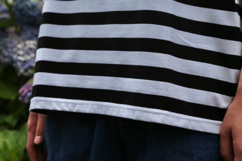 Graphpaper Border S/S Pocket Tee style.2021.6.27.