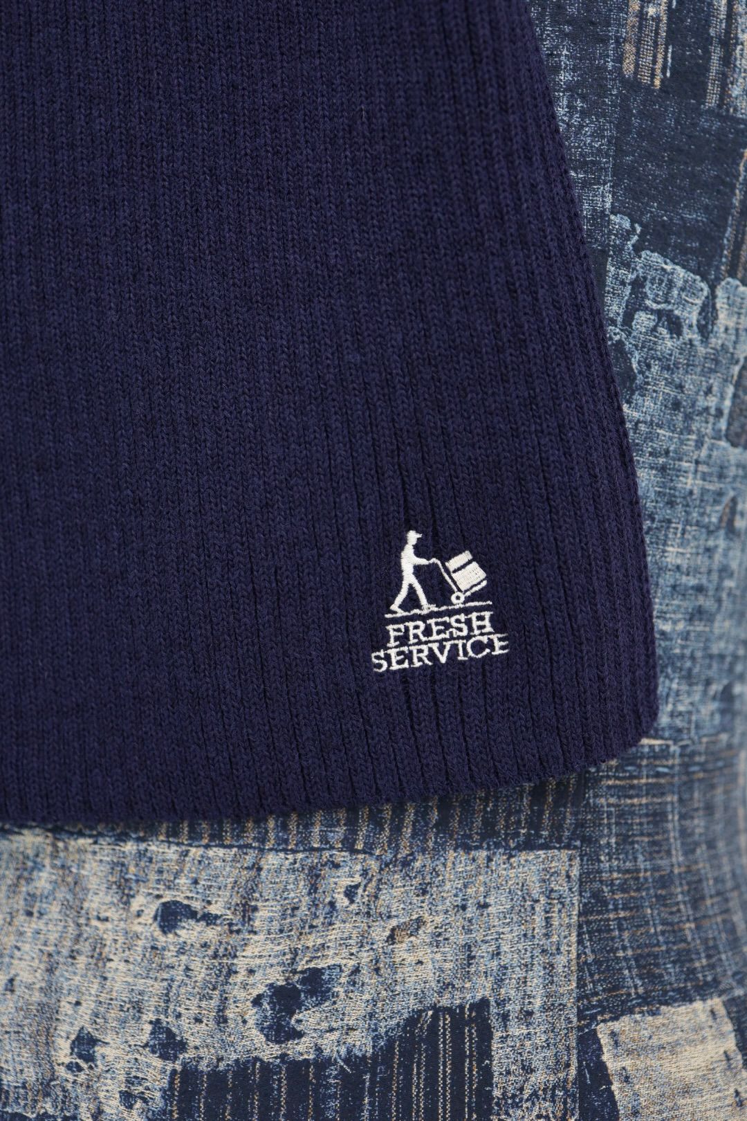 フレッシュサービスTHERMAL RIB KNIT SCARF(FSP254-90067)NAVY☆11月15日(土)発売！