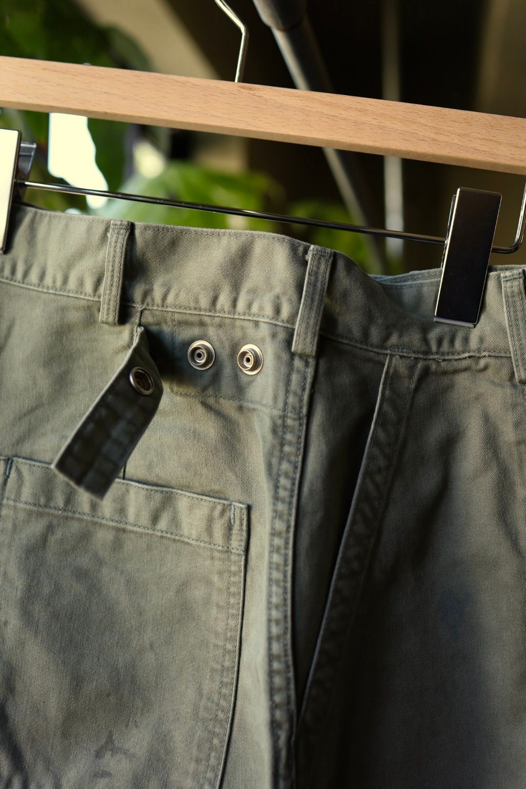 BOW WOW 25FWバウワウ REPAIRED USAF MECHANIC PANTS(BW252-RUMP) AGED SAGE GREEN★10月25日(土)発売!