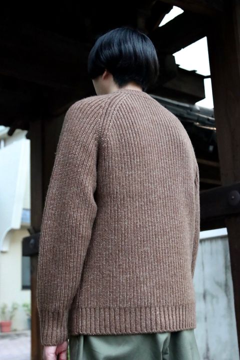 A.PRESSE  Fisherman Pullover Sweater(21AAP-03-01M)BROWN style