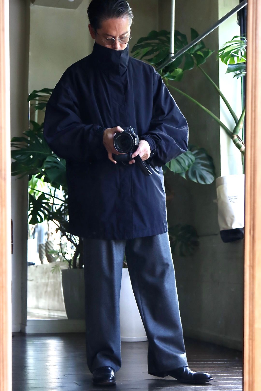 ATON short mods coat 4 ブラウン 最終