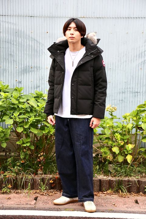 CANADA GOOSE WYNDHAM PARKA FF"BLACK"style.2020.8.8.
