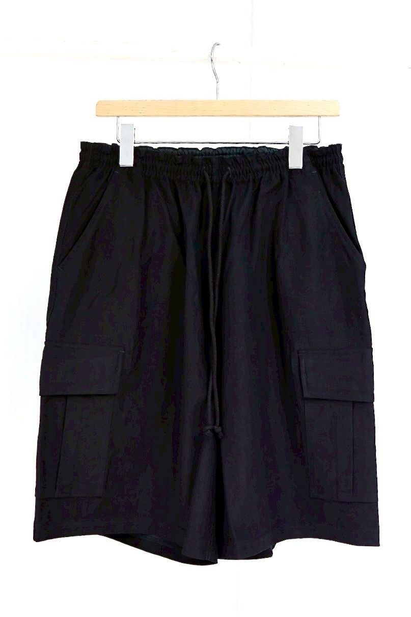 コムデギャルソンオム26SS ストレッチカルゼショーツ(HQ-T019-051)BLACK☆5月1日(金)発売！