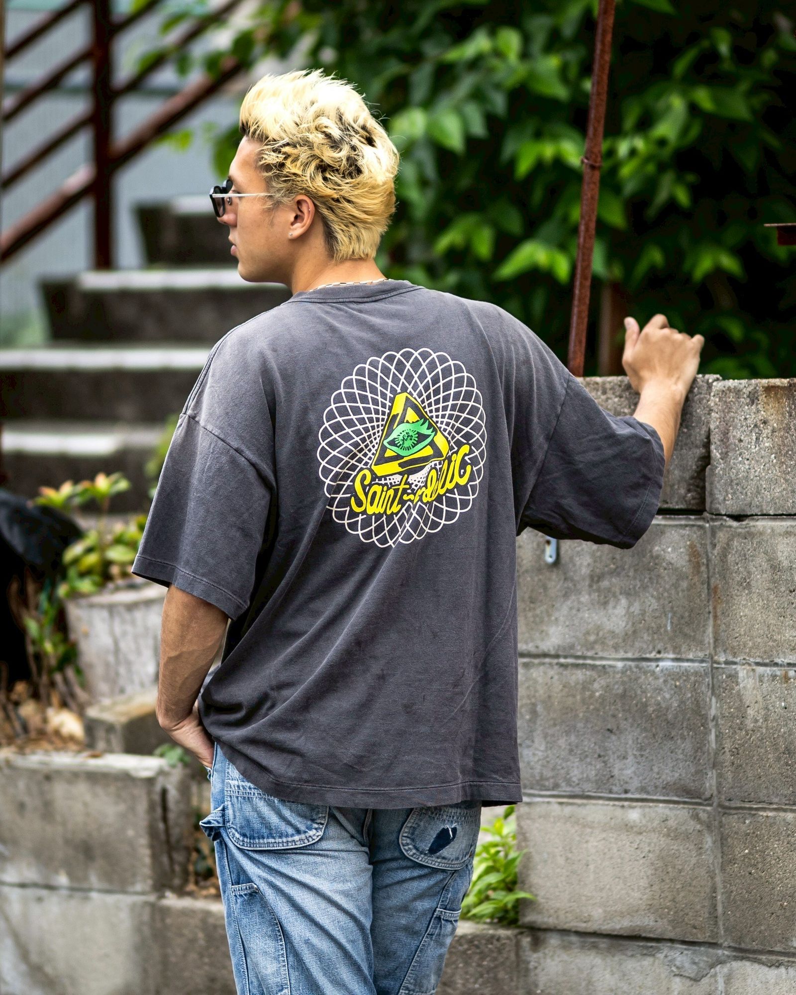 saint michael セントマイケル MX6 tシャツ 正規品 SAINT MICHAEL/セントマイケル/SS TEE SAINT MX6 BLACK | ROYAL