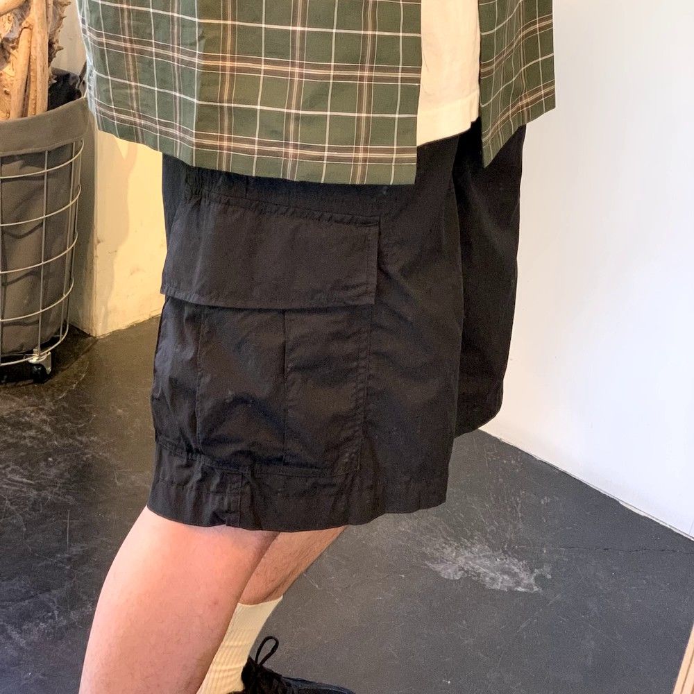 comme des garcons homme リネン綿チェック x 綿タイプライター
